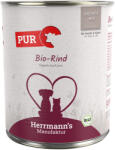Herrmanns 6x800g Hermann's Bio színhús nedves kutya- és macskatáp - Bio marha