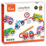 Viga Toys Fűzőcske dobozban (járműves) fűzögetős játék (3444/FCS)