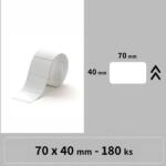 NIIMBOT címkék RP A2A58788302, 70x40mm 180db Fehér a B3S esetében (A2A58788302)