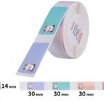 NIIMBOT címkék T A2A28031606, 14x30mm 210db Maneko-neko a D11, D11-M, D110, D110-H esetében (A2A28031606)