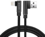 SWISSTEN Arcade USB-A Apa - Lightning Apa 2.0 Adat és Töltő Kábel - Fekete 1.2m