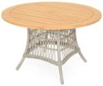  Masa dining rotunda MACKINAC inaltime 75 diametru 122 gri cu natur (HGD27011)