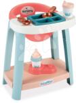 Ecoiffier Scaun de masă Nursery Écoiffier pentru păpușă de 30 cm cu biberon pentru hrănire și accesorii de la 18 luni (ECO1836)