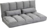 Homcom összecsukható Kanapé, 130x73x60cm, szürke