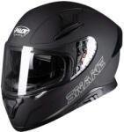 Pilot Snake Negru mat Cască Moto Față întreagă ECE 22.05 1500gr cu Sunvisor PIL000KRA57 (PIL000KRA57)