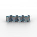 Lindy USB Port Locks 4x Blue+Key (LY-40452) - moka-gsm