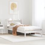 vidaXL fehér tömör fenyőfa ágy matrac nélkül 90 x 200 cm (3306536)