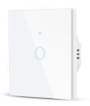 Rovo Intrerupator Smart cu Touch Rovo FN1C, 1 canal, Sticla Securizata, Tuya, Life Smart, RF 433MHz, Alexa si Google Assistant, fara nul (FN1C) - esell