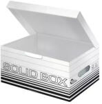 Leitz Archiváló doboz S méret, felfelé nyíló tetővel Leitz Solid Box fehér (61170001) - haztartasibolt