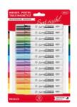 Daco Marker pentru tabla magnetica Daco MK232/12, 12 culori/set (MK232/12)