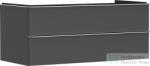 Hansgrohe XELU Q 118x57 cm-es 2 fiókos fali szekrény pulthoz, króm fogantyúval, matt gyémántszürke 54083000 (54083000)