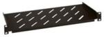 Legrand Rackszekrény polc - (19", 2U, fix, 200 mm mély, 2 ponton rögzíthető, 15kg, Linkeo, Fekete) (646501) - pixel