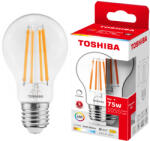 Toshiba LED izzó E27 A60 9W = 75W 1055lm 2700K meleg izzószál, szabályozható TOSHIBA (TOSLIG2155)