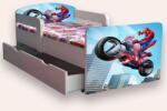 Camera Magica Pat Copii Spiderman Cu Manere 3 Mic 2-8 Ani Cu Sertar Varianta fara Saltea Cmg50494381818196 (CMG50494381818196)