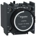 Schneider Electric LADT0 Behúzáskésleltető segéd érintkező blokk 0, 3-3 sec csillag/delta időmű, időzítő