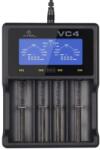 Xtar VC4 4 csatornás Li-Ion Ni-MH Ni-Cd akkumulátortöltő (6952918320364)