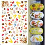  Körömmatrica - F695 falevél ősz