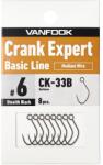 Vanfook CK-33B Crank Expert 6 szakáll nélküli horog 8db (VF-CK-33B-06)