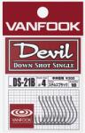 Vanfook DS-21R Devil 3 dropshot horog 10db (VF-DS-21R-03)