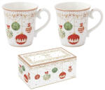 Easy Life Porcelán bögreszett 275ml, 2db-os dobozban, Christmas Eve (1102CEVE)