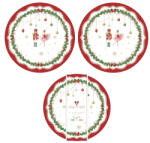 Easy Life Nuova R2S Műanyag tányéralátét kerek, 2db-os szett, 34, 5cm, Magie de Noel (575MNOE)