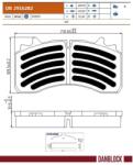 DANBLOCK set placute frana, frana disc DANBLOCK DB 2916282 (DB 2916282)