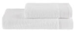 SOFT COTTON BAMBOO törölköző és fürdőlepedő ajándékszett, 2 db Fehér / White