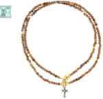  Colier din Jasp Desert Rotund 2-2, 5 mm - Accesorii de Argint 925 - GF