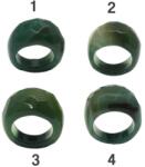  Inele Agata Colorata Ovala Fatetata - Diametru Gaura 54 mm