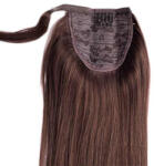 HairExtensionShop Lófarok Copf Emberi Póthaj Standard Sötétbarna Színben 50cm (Szín#4) (RP504)