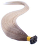 HairExtensionShop Keratinos I-TIP Emberi Póthaj Standard Mikró Gyűrűzéshez Ombre 40cm (Szín #OMBRE) (RIT40OM)