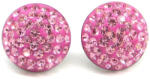 HÉRA bedugós fülbevaló - 14 mm (light rose) (2024111203)