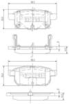 NIPPARTS set placute frana, frana disc NIPPARTS N3618002 (N3618002)