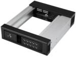 StarTech StarTech. com HSB1SATSASBA beépítő keret 13, 3 cm (5.25") HDD tartó keret Fekete (HSB1SATSASBA)