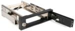StarTech StarTech. com HSB100SATBK beépítő keret 13, 3 cm (5.25") Foglalat panel Fekete (HSB100SATBK)