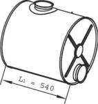 DINEX Toba esapamet intermediara DINEX 21343 (21343) - automobilus