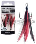 BKK Bkk_feathered Spear-21 Ss 4# 3db/csomag Red-black (bket6165) - turfishing