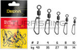 Delphin Rolling swivel with T snap / 10db #4/35kg (101003542)