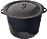  Fazék fedővel - fekete, 40 literes
