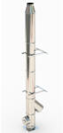 Rogher Sistem cos fum inox izolat, diam int 160 mm , ext 260 mm, H=5M - 2Y (SK10024)