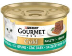 Gourmet GOLD Terrine Nyúllal nedves macskaeledel 12x85g