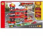 Man Yuk Toys Négyemeletes tűzoltósági parkoló játékszett 64 db-os (MH-162)