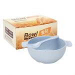 TOO KT-112-B vegyes színekben búzaszalma műanyag Baba tál/kanál készlet 4db, 15.5×12 cm (KT-112-B)