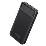 Awei p5k vésztöltő 2 usb+2 type-c aljzat (10000mah, 22.5w, pd gyorstöltő) fekete (P5K) - rufusz