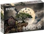 Enjoy 1000 db-os puzzle - A Log Cabin on a Cliff (1614) (1614)