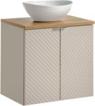 Comad Set dulap Comad Viva Cashmere VIVA CASHMERE 82-60-2D, lavoar Comad Lola UN-LOLA-GW, NOVA OAK A 89-60 (SETVICBOAK60CMDUNLOLAGW)