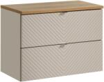 Comad Set dulap Comad Viva Cashmere VIVA CASHMERE 82-80-2S, blat Comad Nova Oak NOVA OAK A 89-80 (SETVICBOAK80CMS)