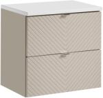 Comad Set dulap Comad Viva Cashmere VIVA CASHMERE 82-60-2S, blat Comad Nova White NOVA WHITE 89-60 (SETVICBWHITE60CMS)