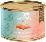 Terra Faelis 24 x 200 g Terra Felis lazac és csirke nedves macskaeledel