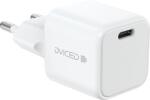 DVICED fali töltő 30W GaN USB-C EU kábellel - Fehér